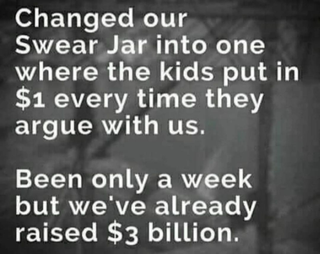 od EY Te TYe WeITT VETO ET foe I where the kids put in 1 every time they EVE ITRVAT RV EH Been only a week but weve already raised 3 billion