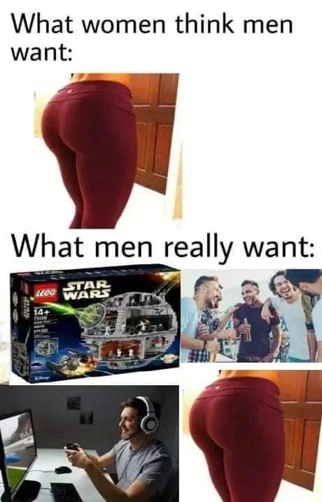 What women think men want What men reaIIy want