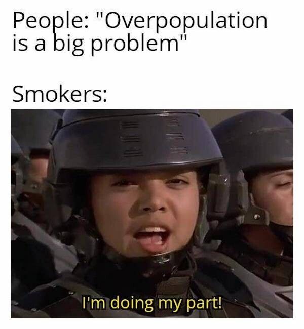 People Overpopulation is a big problem Smokers Haalelellat nnVAeE1gu