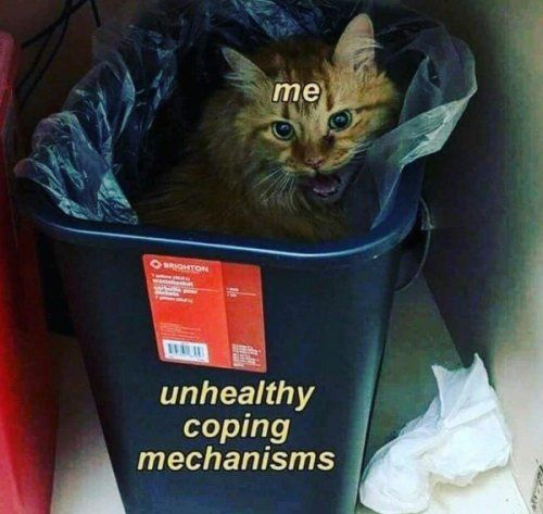 unhealthy coping mechanlsms