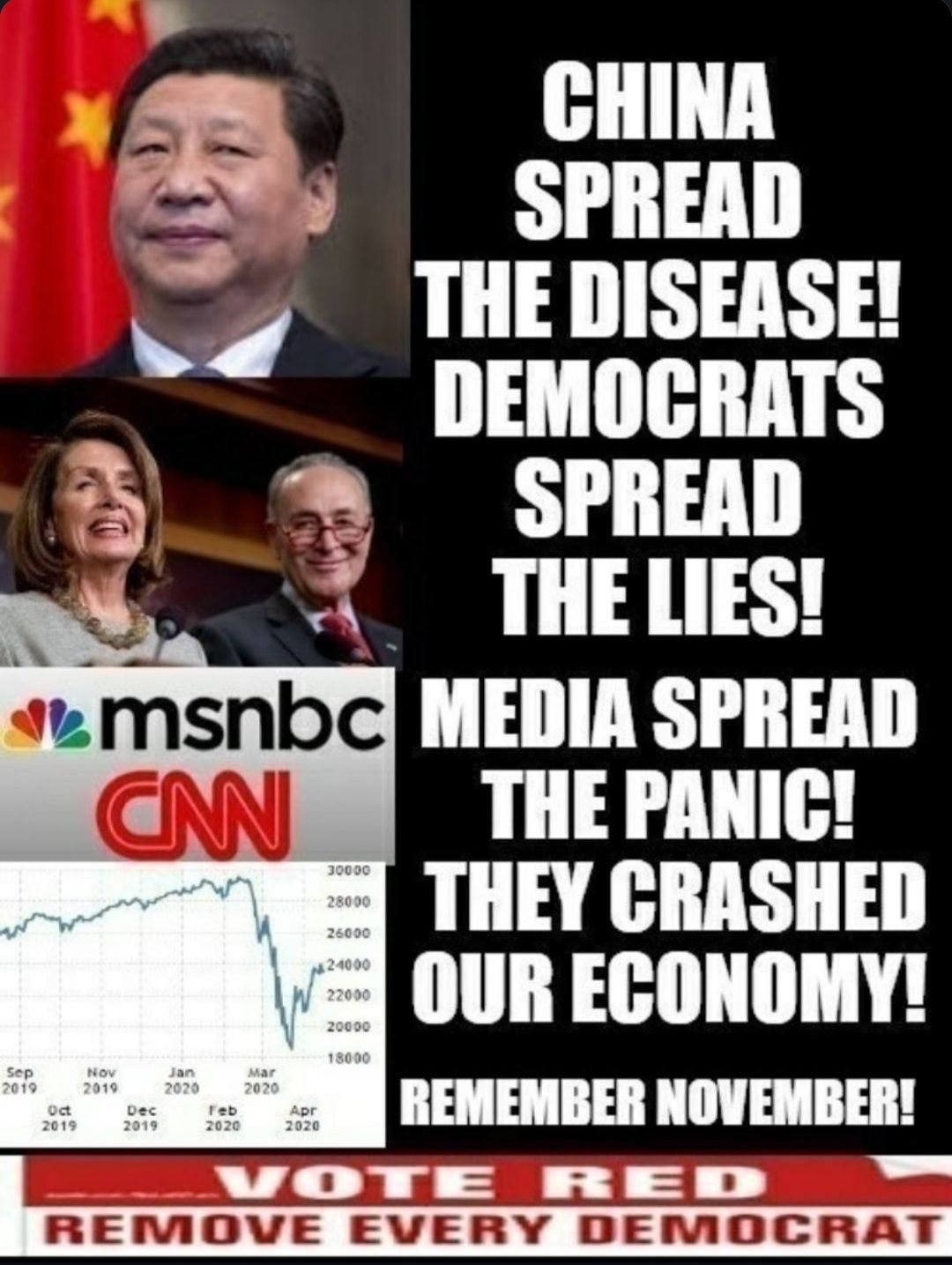 g8 tom SPREAD o THEDISEASE DEMOCRATS 3 SPREAD O T semsnbe AT Y THE PANIC THEY CRASHED OUR ECONOMY WOTE RED REMOVE EVERY DEMIOCRAT