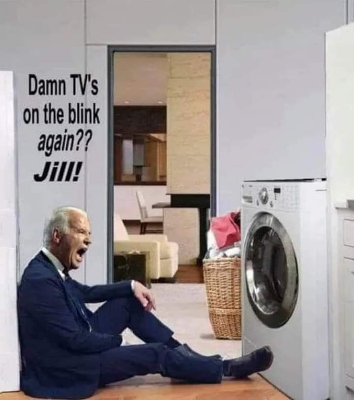 Damn TVs on the blink again Jill