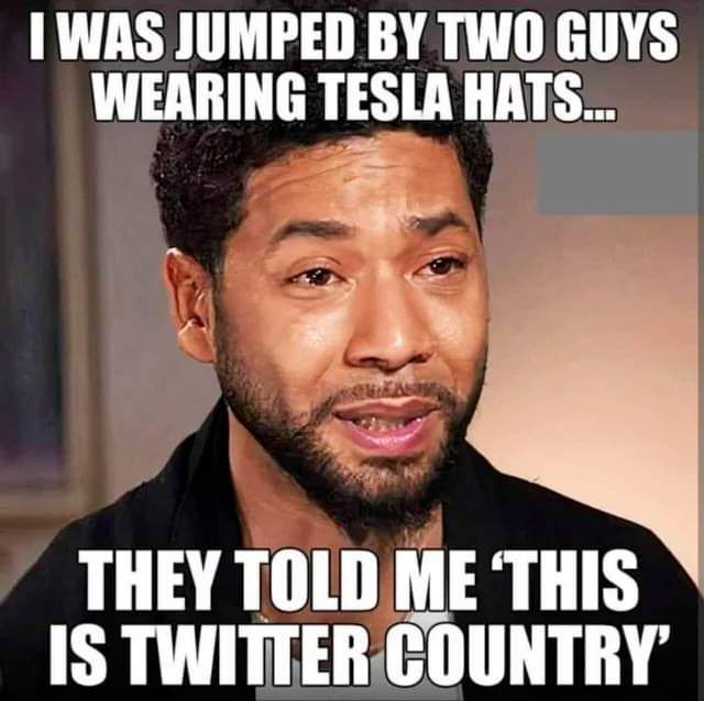 I WAS JUMPED BY TWO GUYS WERRING TESLA HATS 4 n THEY TOLD ME THIS IS TWITTERCOUNTRY