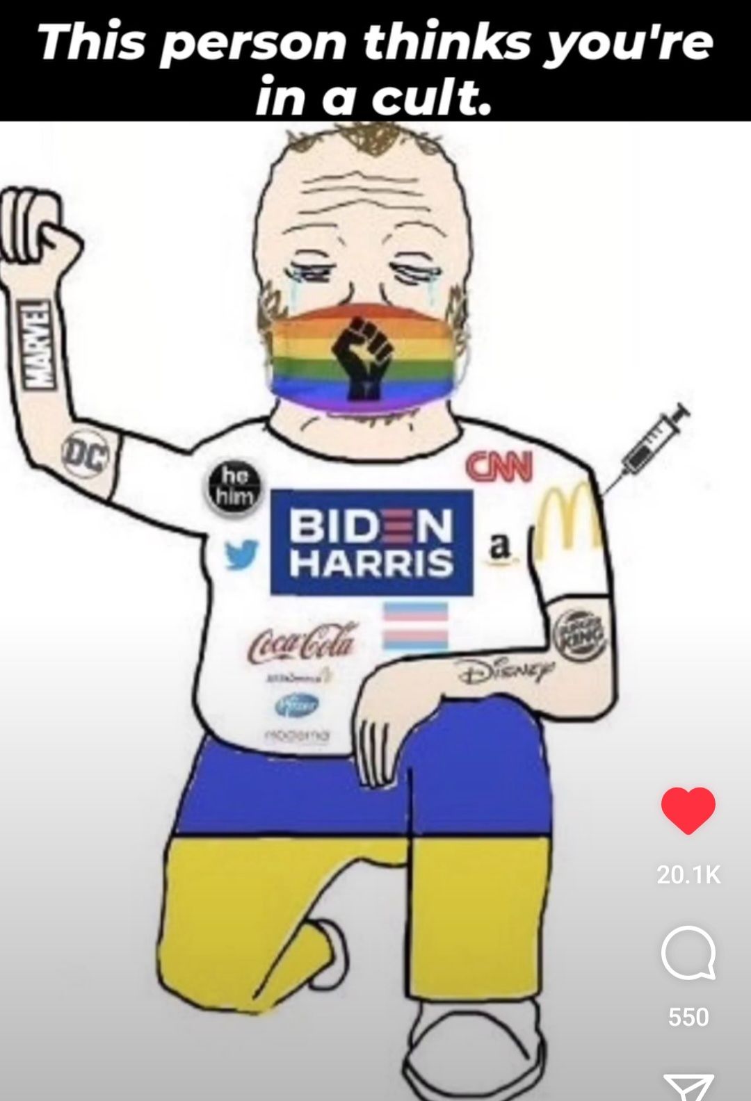 This person thinks youre in a cult BIDN Garbii