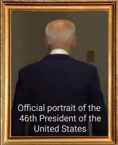 Official portrait of the 46th President of the United States