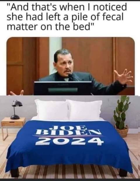 And thats when noticed she had left a pile of fecal matter on the bed