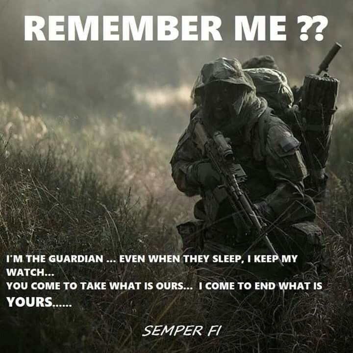 IM THE GUARDIAN EVEN wusu ruzv SLEEP xzmv WATCH YOU COME TO TAKE WHAT IS OURS 1 COME TO END WIHAT Is YOURS SEMPER FI