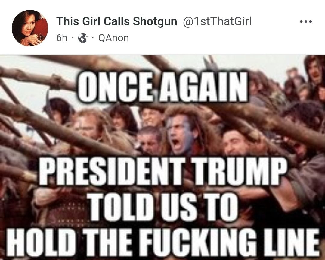 NL TRUMP _ TOLDUS TO HOLD THE FUCKING LINE