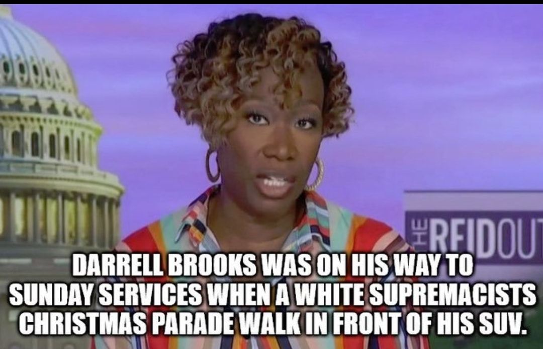 2RFIDOU DARRELL BROOKS WAS ON HIS WAYTO 5 SUNDAY SERVICES WHEN A WHITE SUPREMACISTS CHRISTMAS PARADE WALK IN FRONT OF HIS SUV