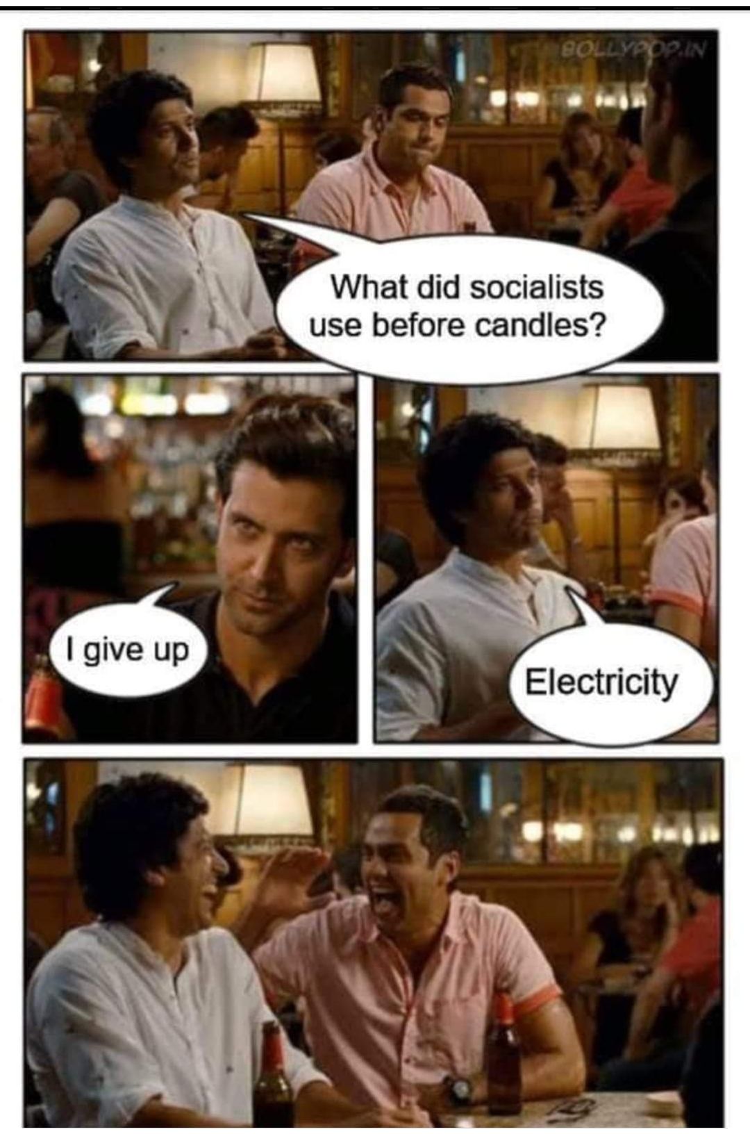 What did socialists use before candles