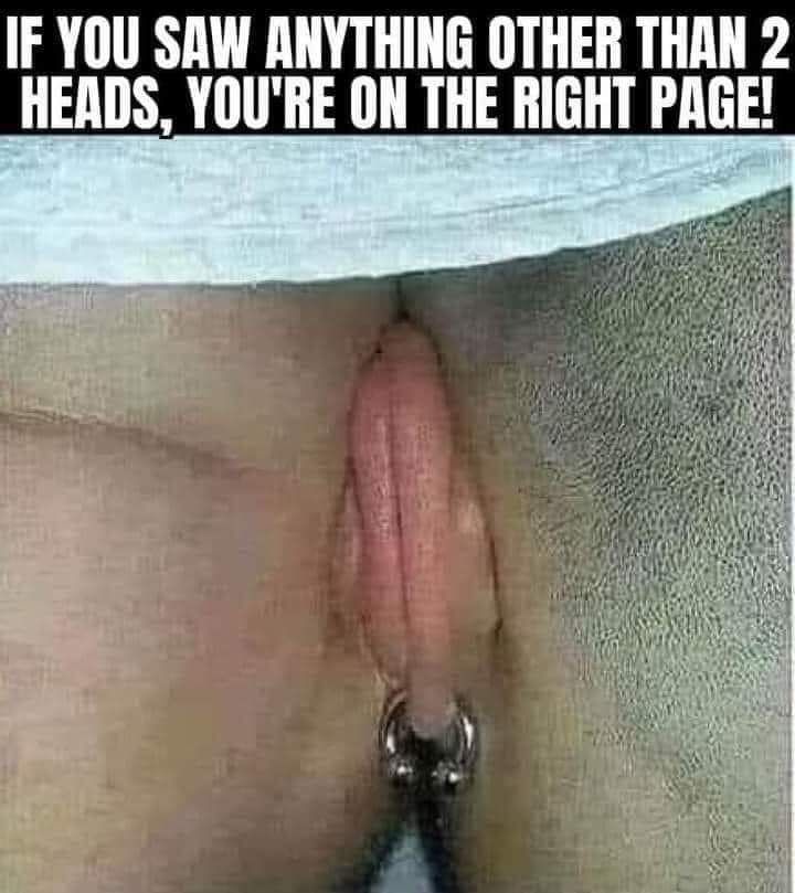 IF YOU SAW ANYTHING OTHER THAN 2 HEADS YOURE ON THE RIGHT PAGE