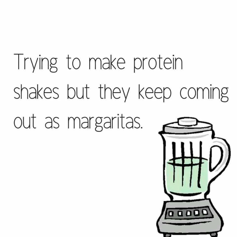 Trying to make protein shakes but they keep coming out as margaritas