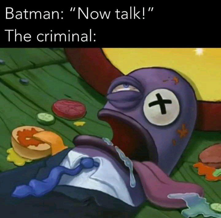Batman Now talk The criminal