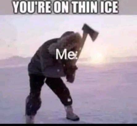 YOUREONTHINICE