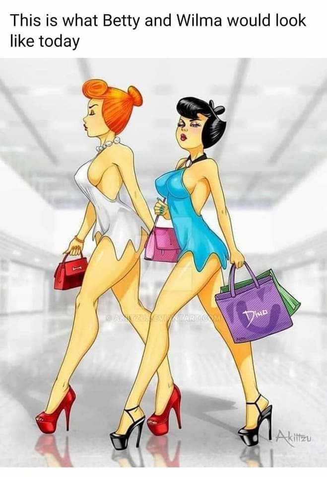 This is what Betty and Wilma would look like today