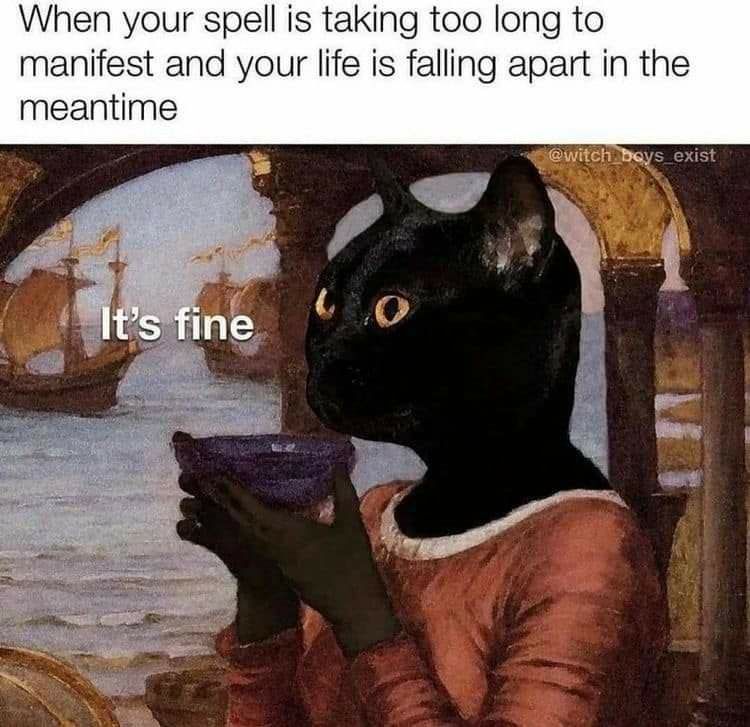 When your spell is taking too long to manifest and your life is falling apart in the meantime