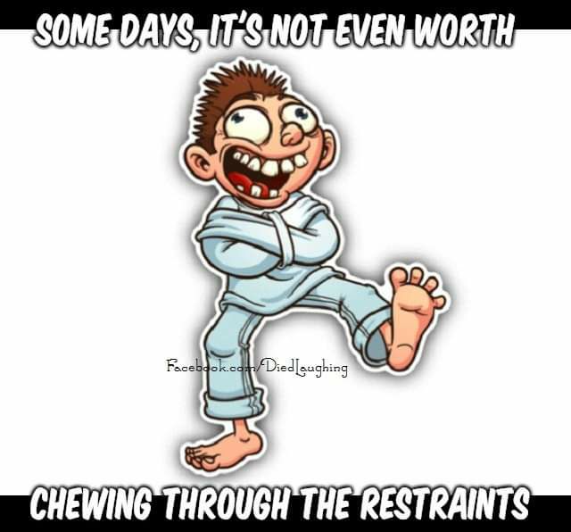 SOMELDAY ST NOTLEVENWORTH CHEWING THROUGH THE RESTRAINTS