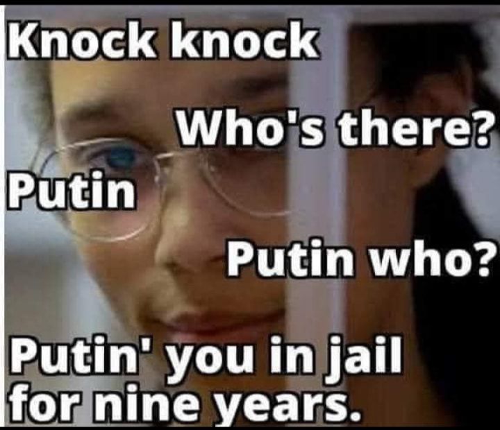 Knock knock Whosithere Putin_ Putin who TSR r forlnine years