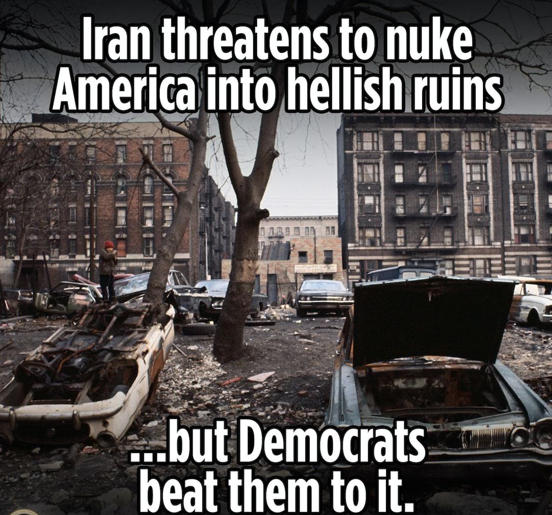 Iran threatens to nuke icainto hellishiruins s tDemocrats 5 beat them to it