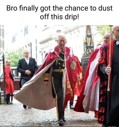 Bro finally got the chance to dust off this drip