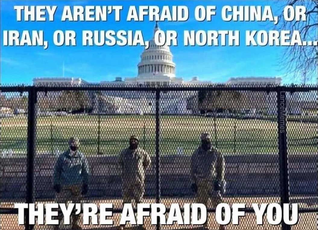 THEY ARENT AFRAID OF CHINA OB IRAN OR RUSSIA OB NORTH KOREA 7