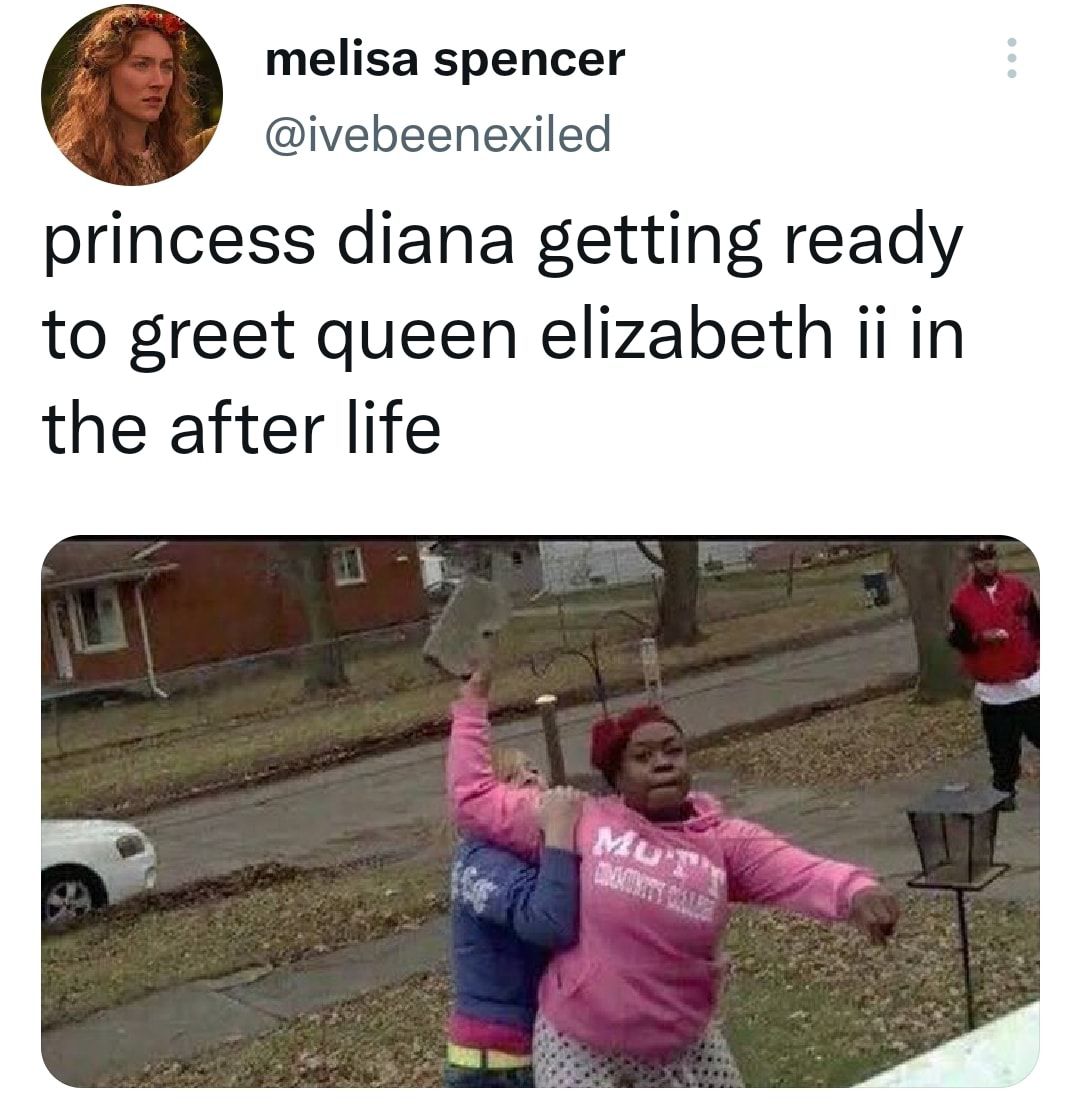 melisa spencer ivebeenexiled princess diana getting ready to greet queen elizabeth ii in the after life