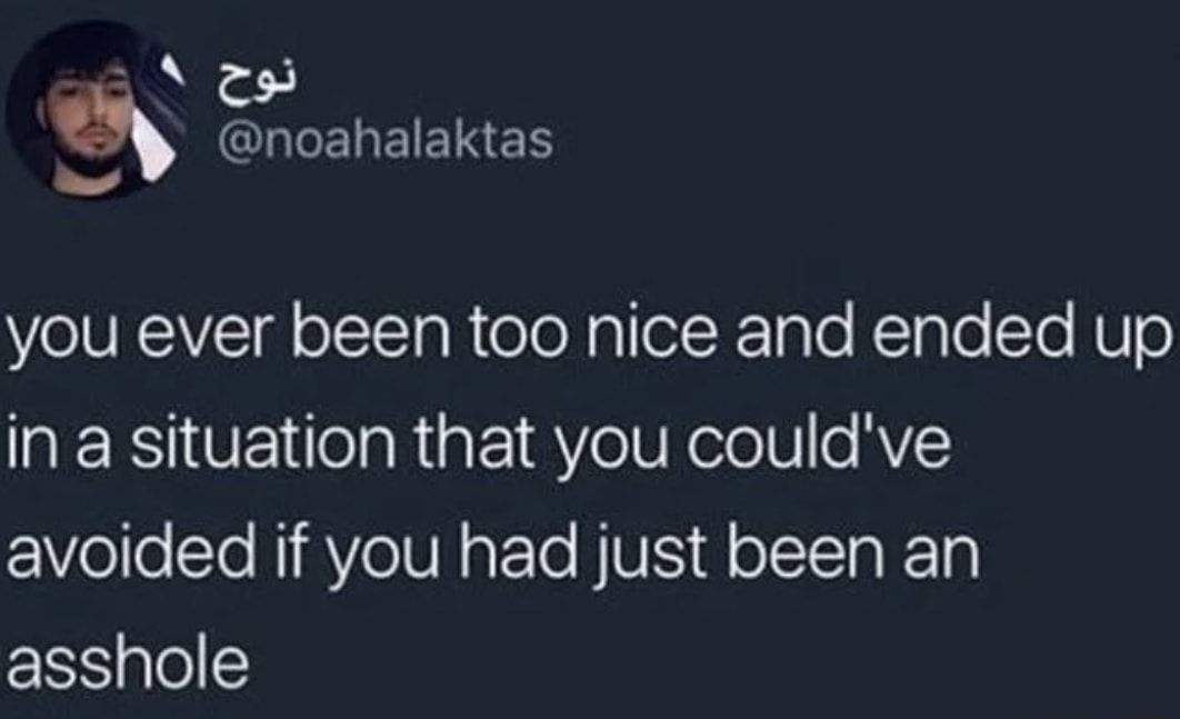 sl CJ GLIEREIEINER L Vo NRATd o st pR eTo N g el XTalo RTalo Yo RUTO in a situation that you couldve VelloTo NI RYeIV I s NIV d o LT Kz g asshole