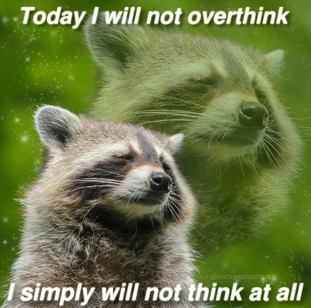 not overthink 8