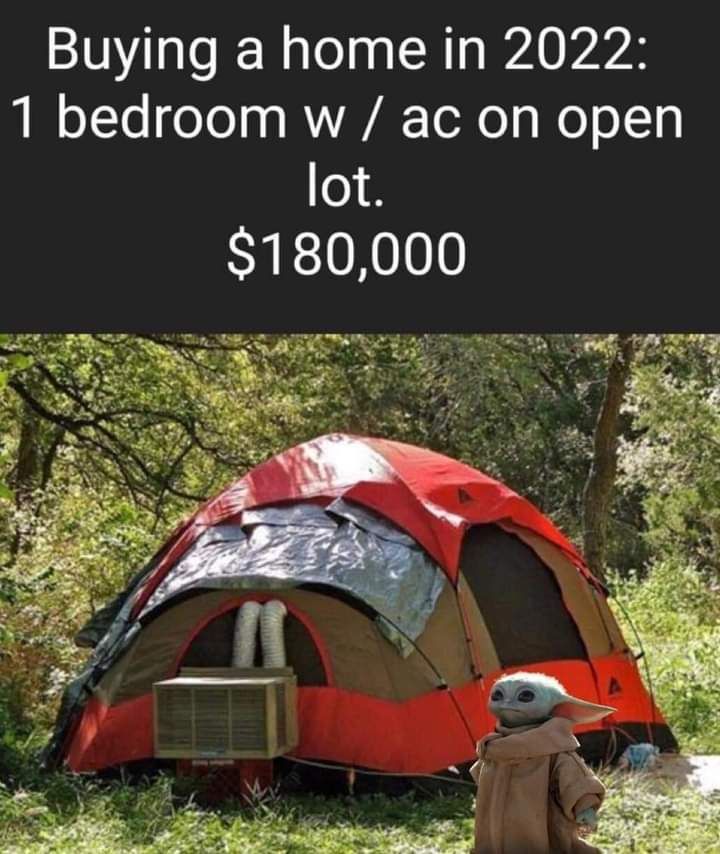 Buying a home in 2022 1 bedroom w ac on open lot 180000 i
