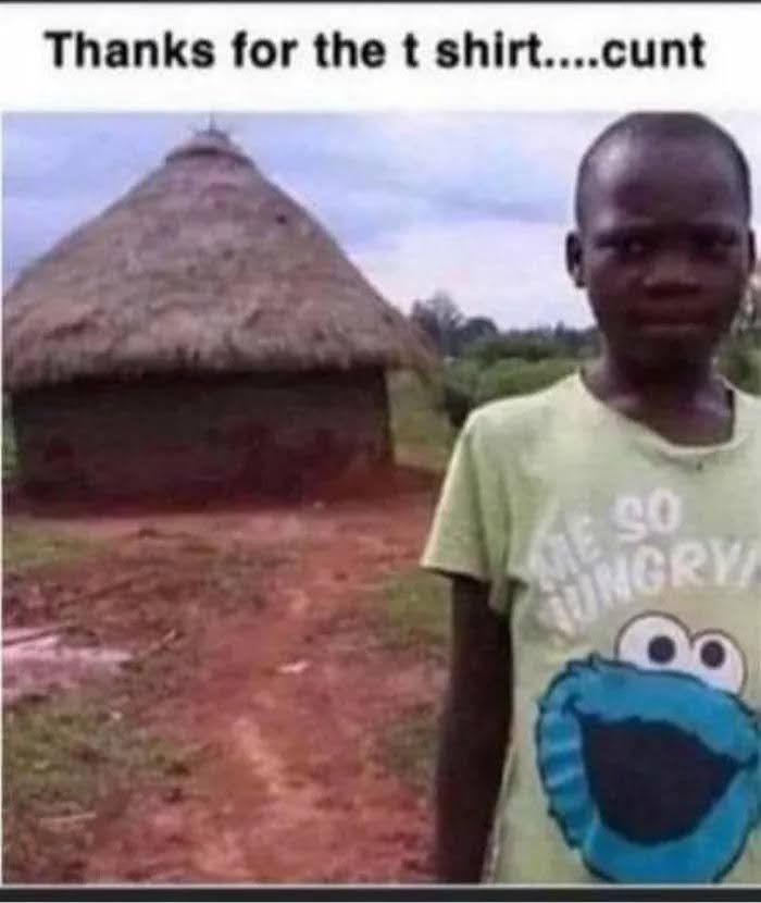 Thanks for the t shirtcunt