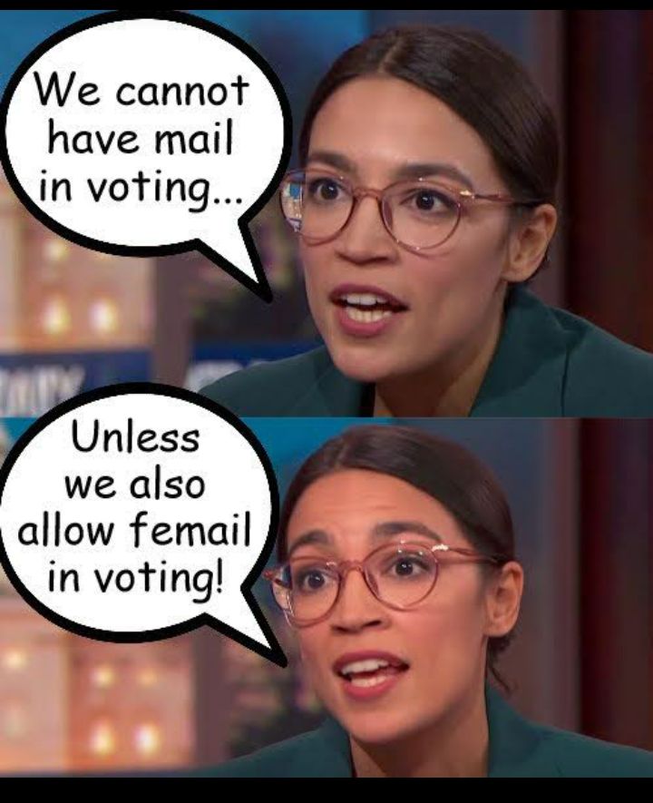 We cannot have mail Unless we also allow femail in voting