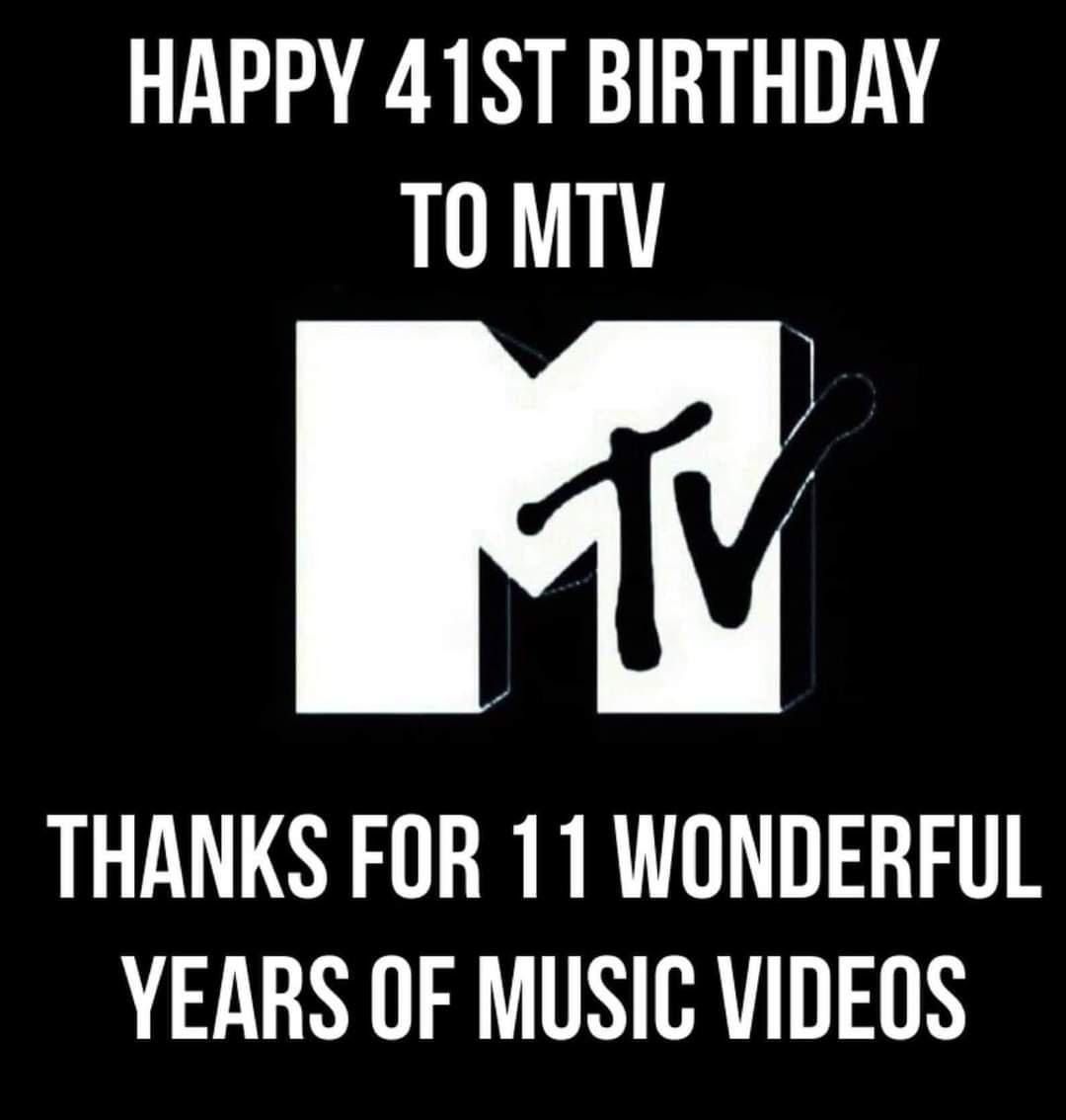 HAPPY 41ST BIRTHDAY TOMTV m7 THANKS FOR 11 WONDERFUL YEARS OF MUSIC VIDEOS