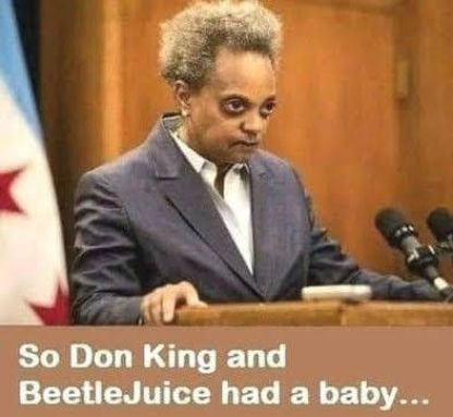 So Don King and BeetleJuice had a baby