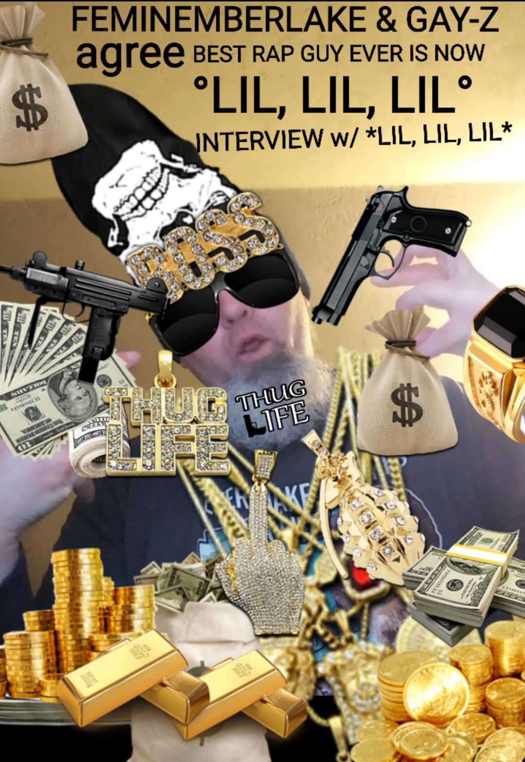 FEMINEMBERLAKE GAY Z QQree BEST RAP GUY EVER IS NOW LIL LIL LIL NTERVIEW w LIL LIL LIL