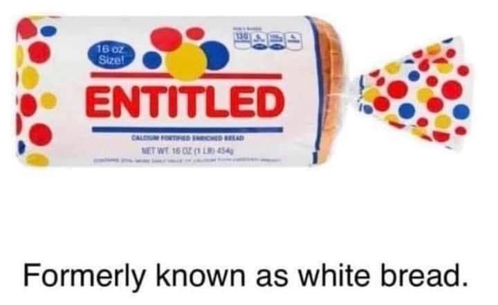 Formerly known as white bread