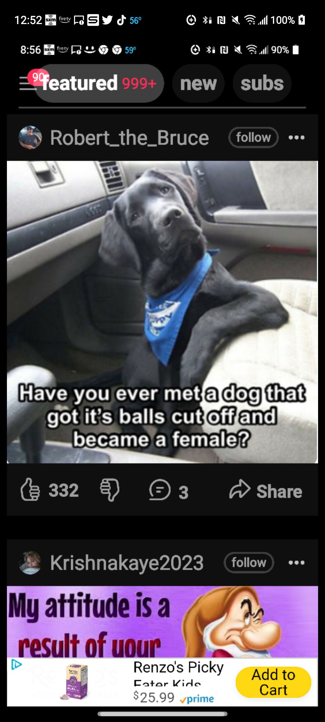 1252 REY d s CR TN 100 0 856 BN 5 CEINUR SOFEY B CETTEY new subs IHave G E A clog el got its balls cutlofffand R R 6332 O3 share Krishnakaye2023 follow T