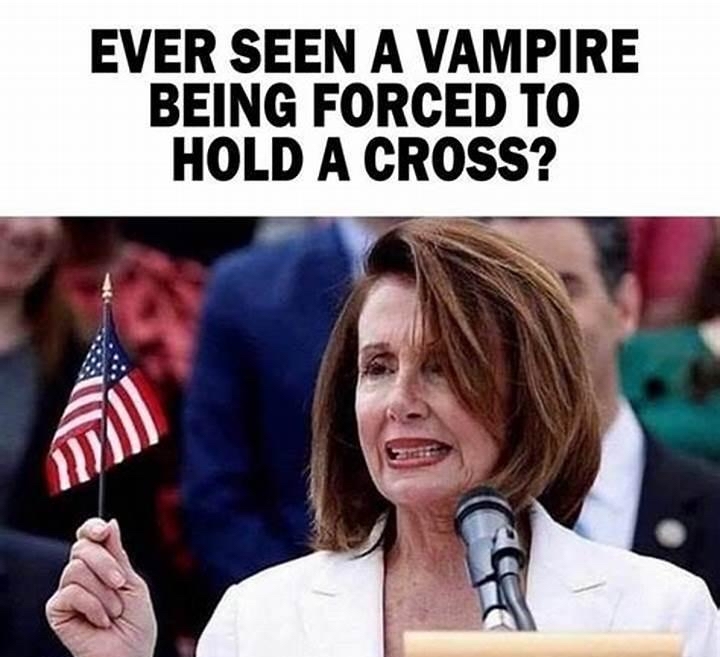 EVER SEEN A VAMPIRE BEING FORCED TO HOLD A CROSS i P i 4 A