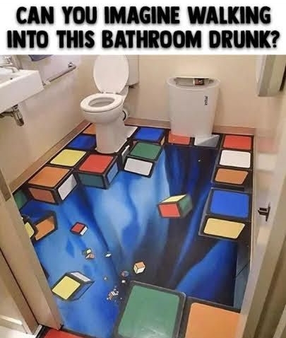 0 9 1178 W 838 PM CAN YOU IMAGINE WALKING INTO THIS BATHROOM DRUNK