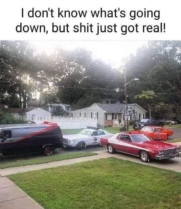 dont know whats going down but shit just got real