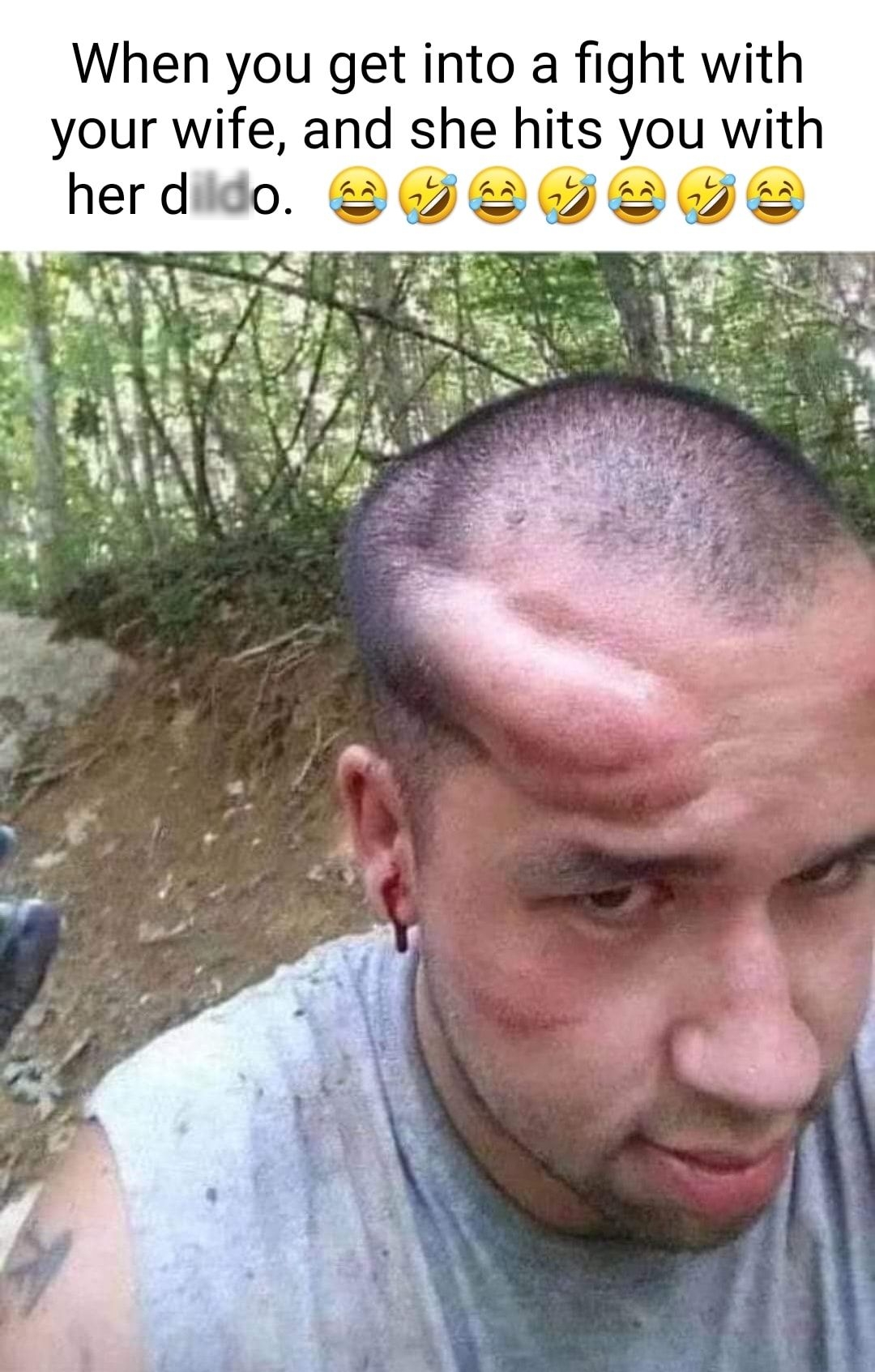 When you get into a fight with your Wlfe and she hits you Wth