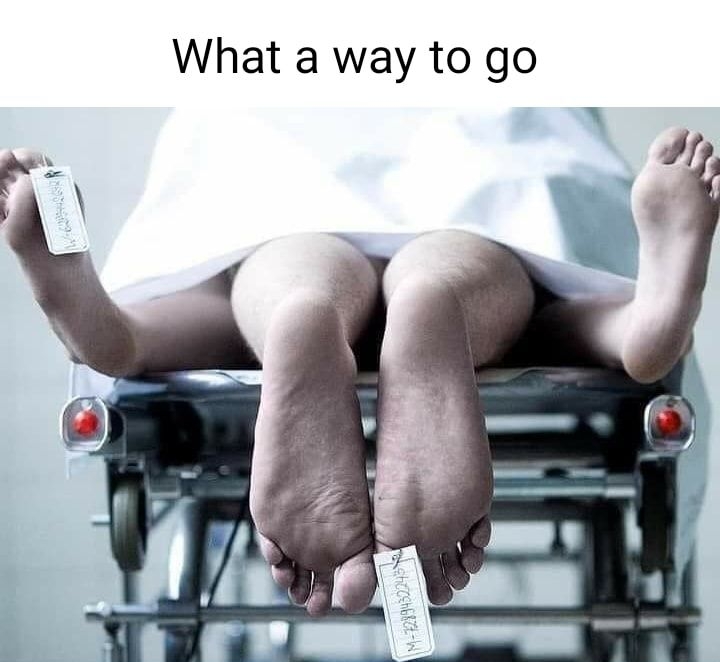 What a way to go