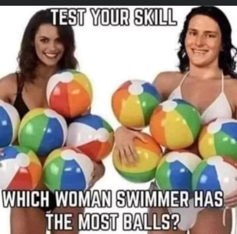 WHICH WDMAN SWIMM THE MOST BALLS