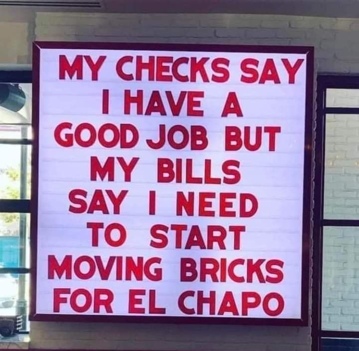MY CHECKS s HAVE 300D JOB BUT Vu PV CAY