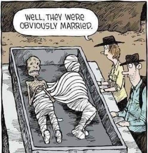 WeLL THeY WeRe OBVIOUSLY MARRIED