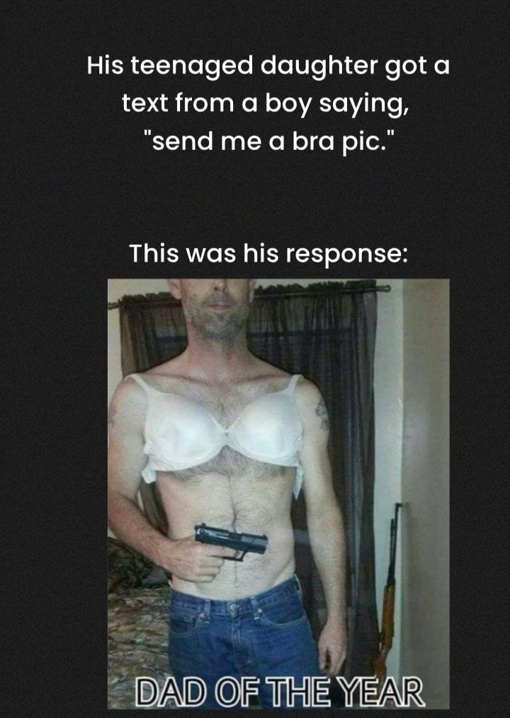 IR CEETleTe oo Ro ToTUe a1 ETdfe Tl text from a boy saying send me a bra pic This was his response