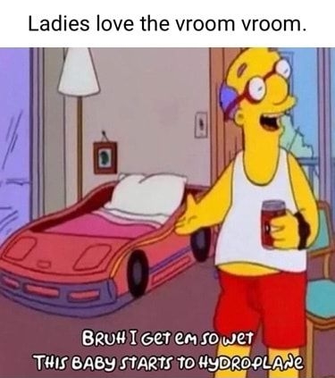 Ladies love the vroom vroom BRUHT Getem souet THIS BABY STARTS 10 HYDROPLARE