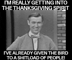 IMREALLYGEIIING INTO a IVE ALREADY GIVEN THE BIRD TO A SHITLOAD OF PEOPLE
