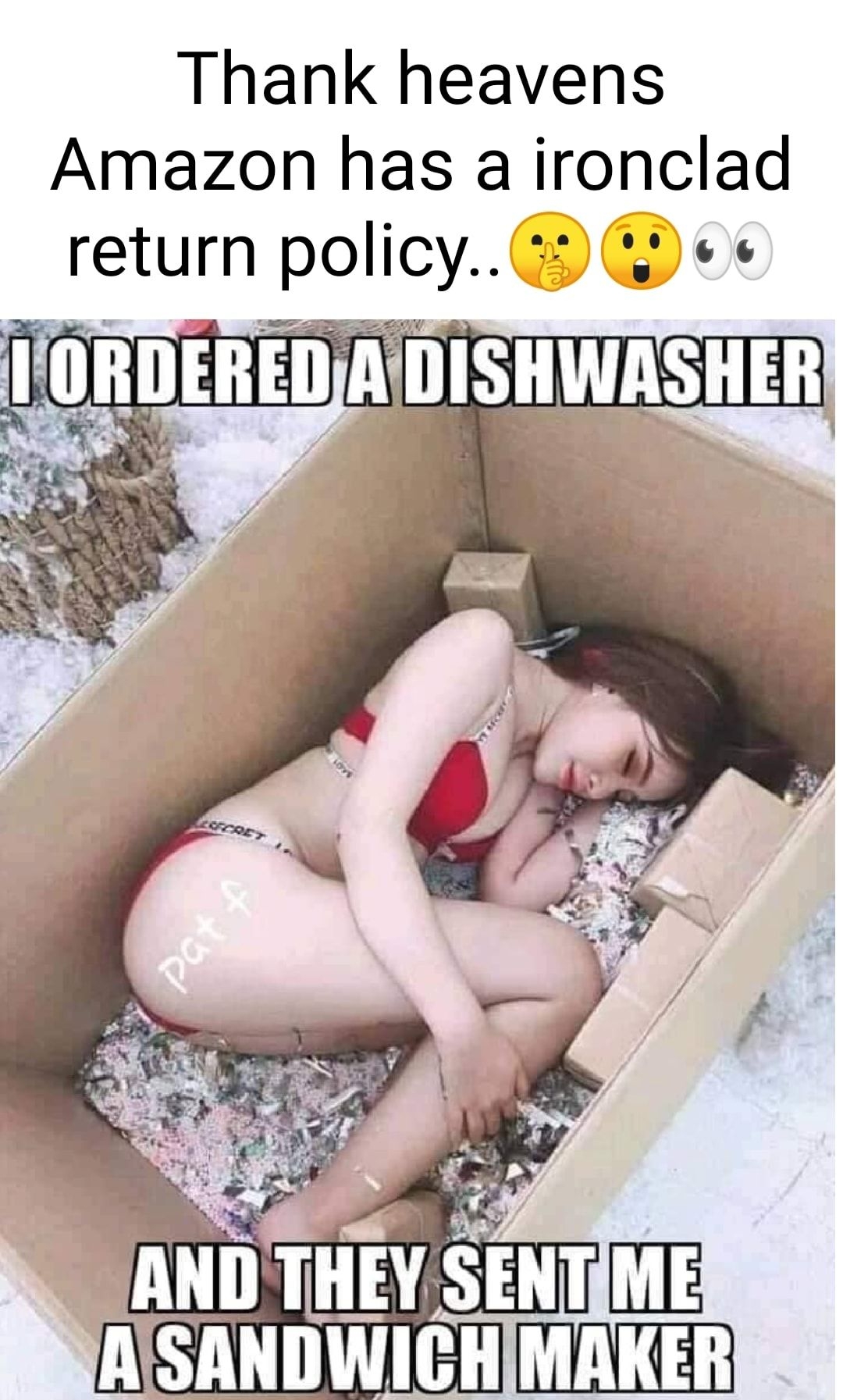 Thank heavens Amazon has aironclad return policy G e IIlllllllll AIDISHWASHER