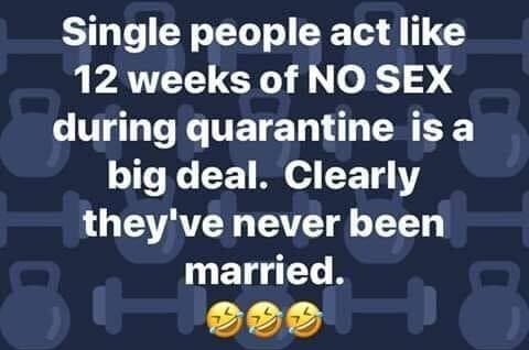 Single people act like g AT T GO N0 GO TETET G CREE big deal Clearly theyve never been ET TR