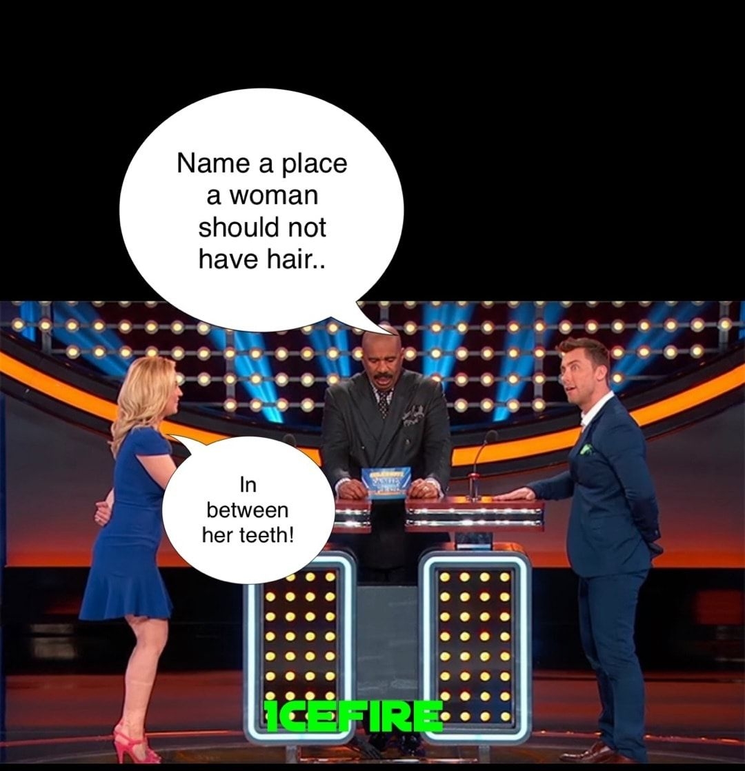 Name a place awoman should not have hair